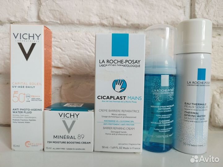 Vichy, la roche, крем термалка пенка