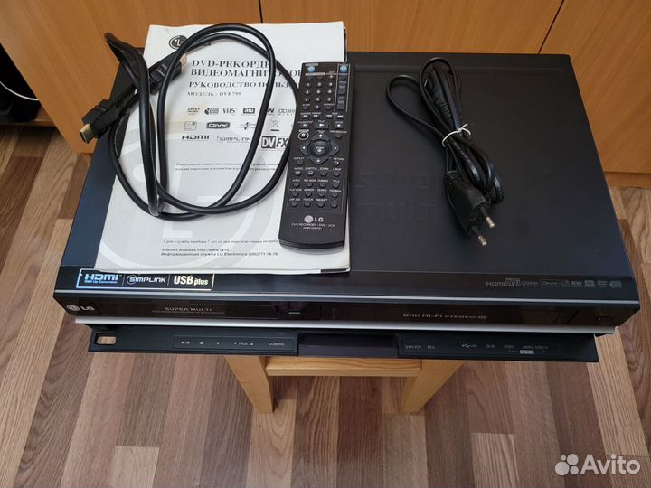 DVD-VHS LG-DVR799 recording