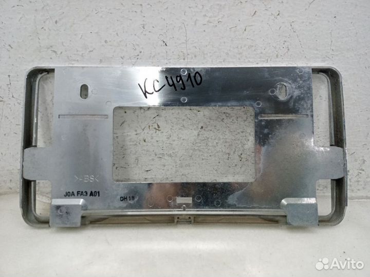 Площадка номерного знака audi A4 B8