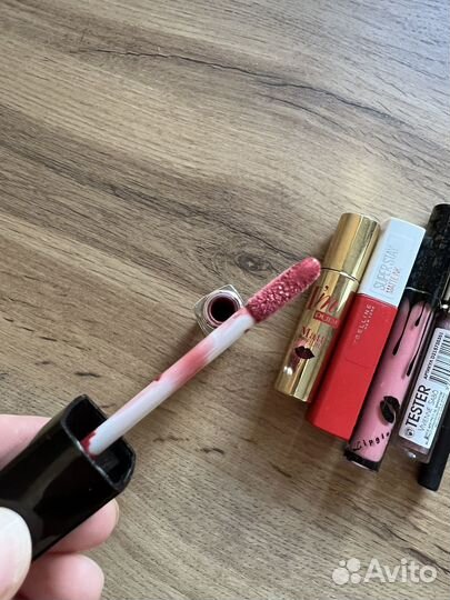 Блески для губ пакетом