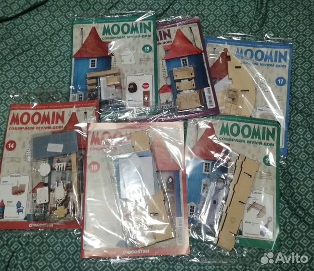 Журналы Муми-дом Deagostini 14-53,58-62,67,68,69