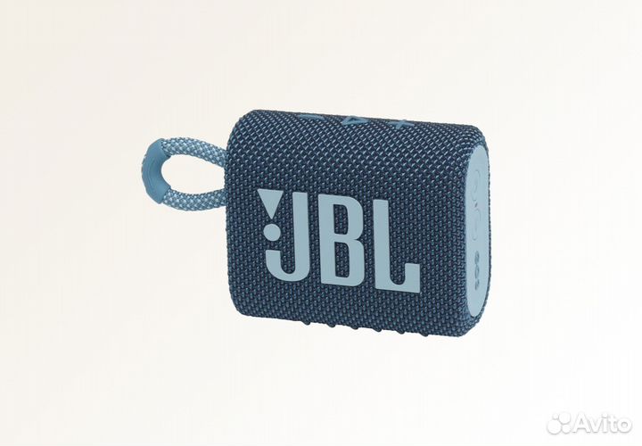 Портативная акустика JBL GO 3 (Синяя)