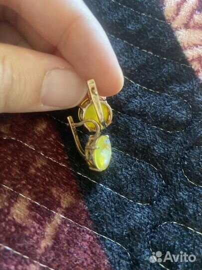 Серьги серебро 925