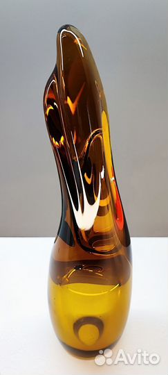Ваза коллекционная цветное стекло