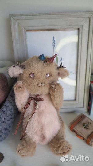 Игрушка тедди ручной работы