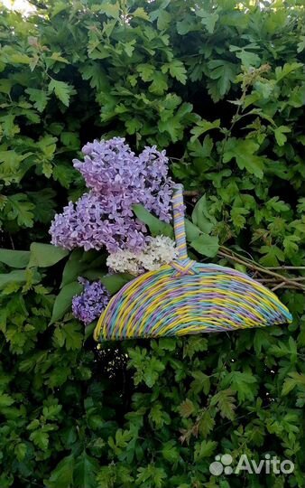 Подарочная корзина для цветов (фруктов)