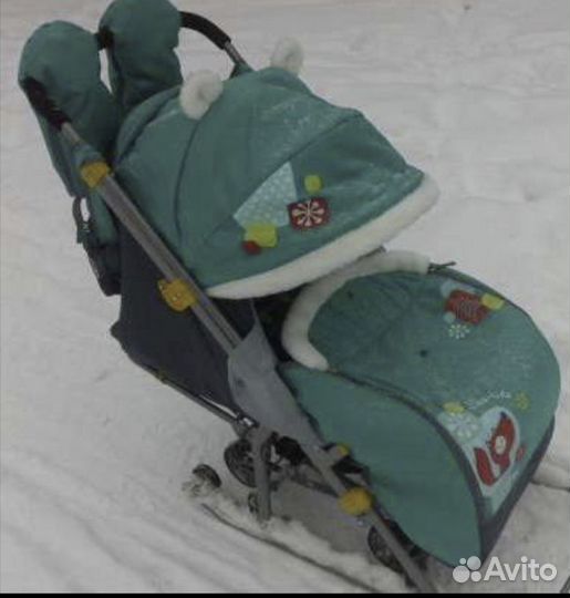 Санки коляска ника 7 2