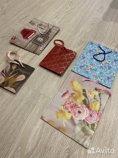 Подарочные пакеты (5 шт)