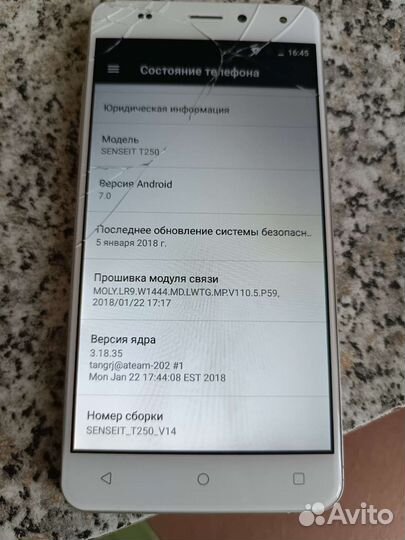 SENSEIT T250, 8 ГБ