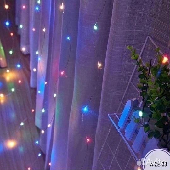 Гирлянда штора