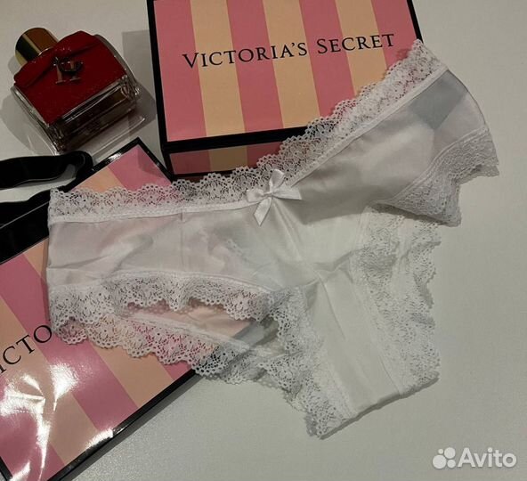 Трусики белые Victoria secret