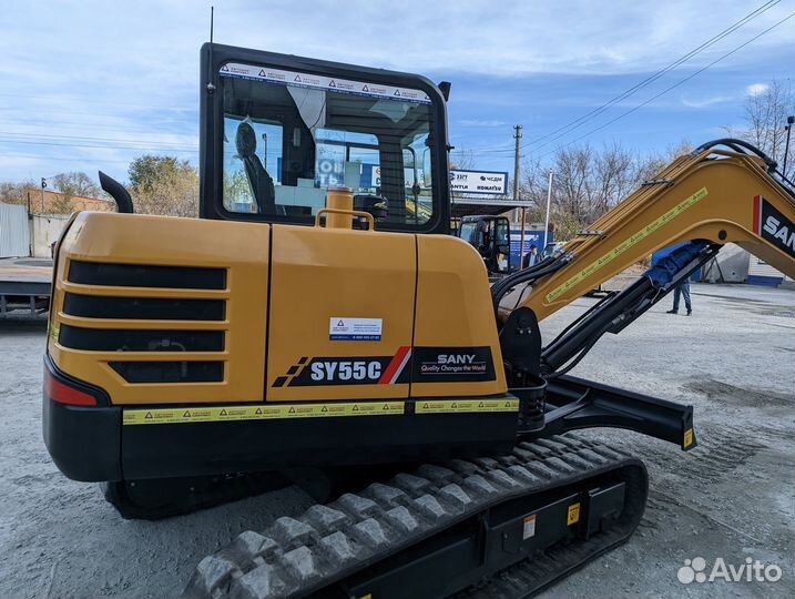 Мини-экскаватор Sany SY55C, 2023