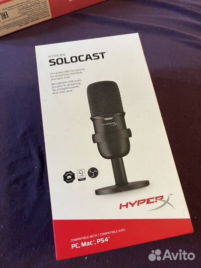 Микрофон hyperx solocast