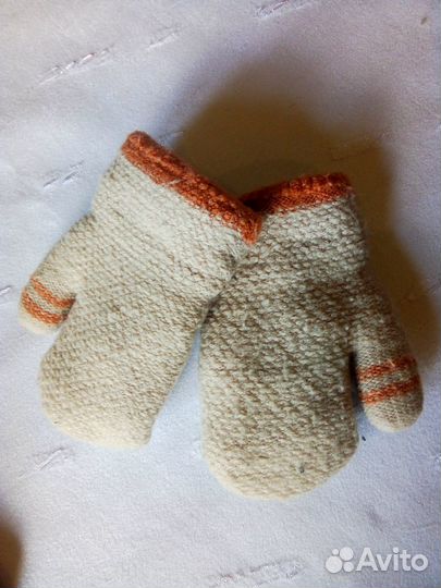 Варежки, Перчатки Детские, Девочки-Мальчики 8 шт