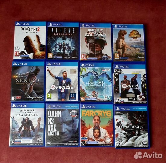 Диски к Sony PS4