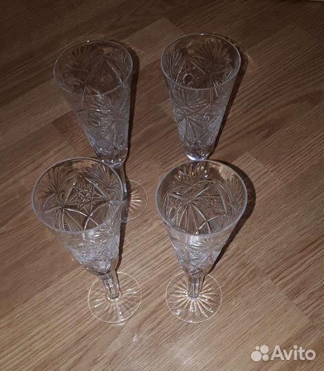 Фужеры хрустальные СССР