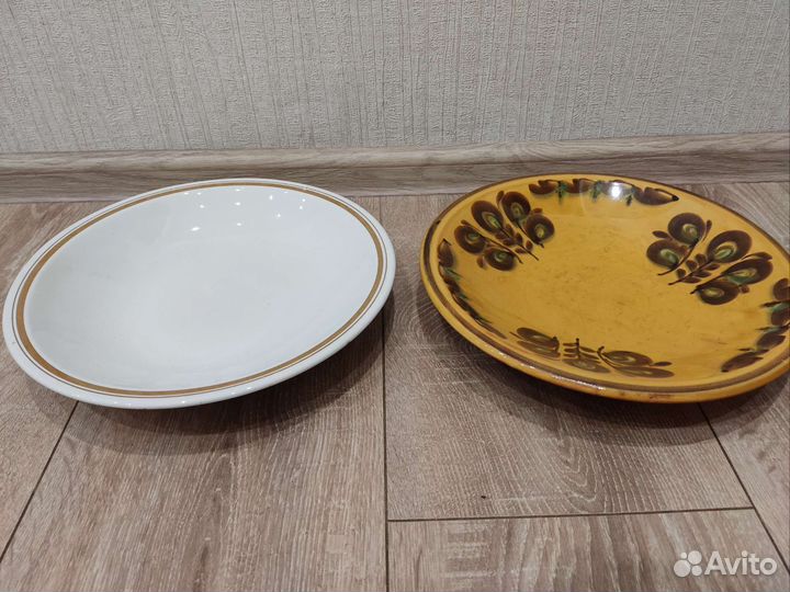 Блюдо фаянсовое, СССР, зик