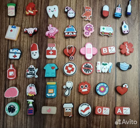 Джиббитсы для Crocs медицинские