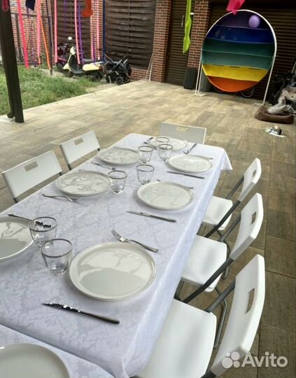 Аренда столов и стульев