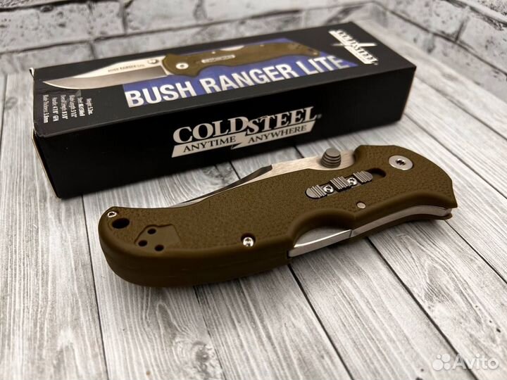 Нож Cold Steel Bush Ranger Lite 21A,зеленый