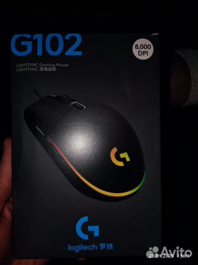 Игровая мышь logitech g102