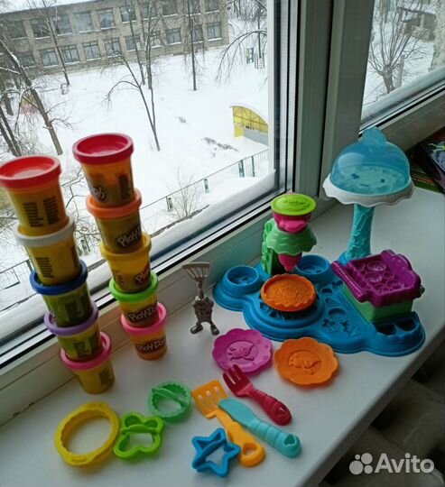 Набор Play doh Сладкая вечеринка+ пластилин