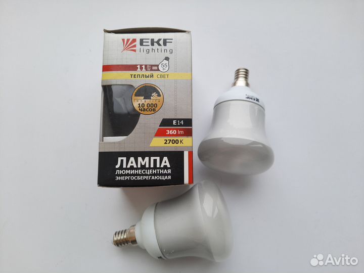 Лампа энергосберегающая CB 11w E14 R63 зеркальная