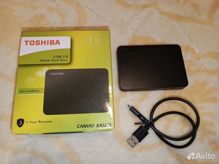 Внешний жёсткий диск 1 тб