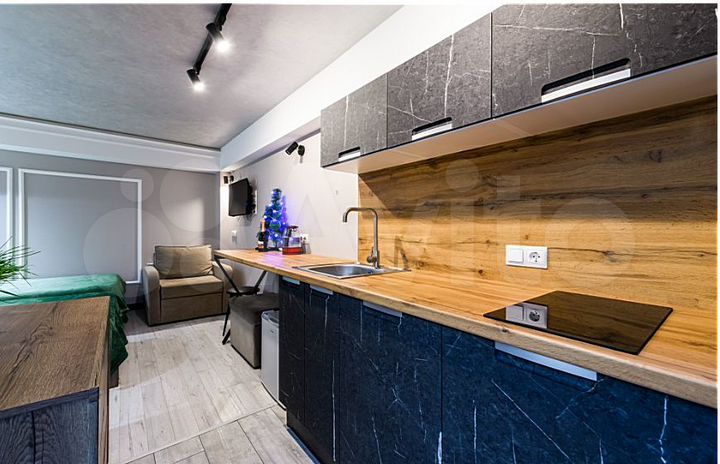 Апартаменты-студия, 17,7 м², 1/3 эт.