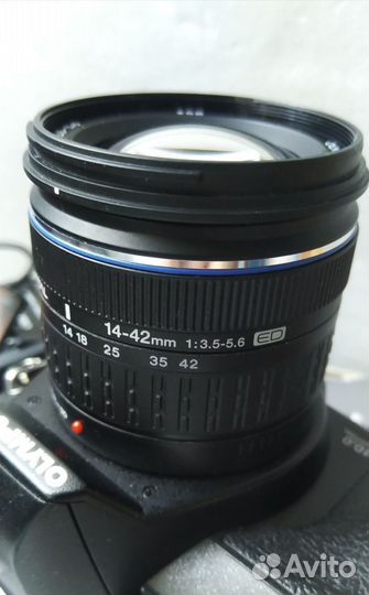 Olympus 14 42мм с адаптером Micro 4/3