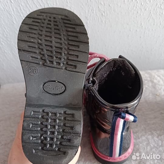 Ботинки демисезонные для девочки 26 размер