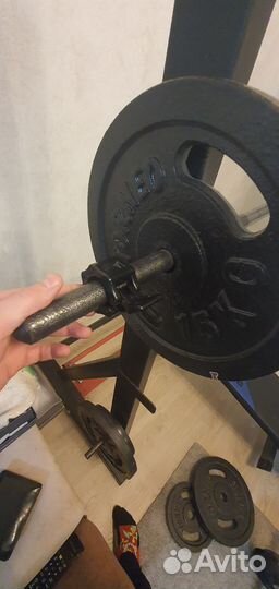 Гриф для штанги б/у 1200мм d25