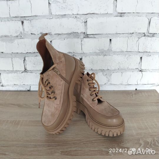 Ботинки демисезонные женские натуральная кожа