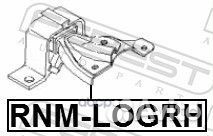 Подушка двигателя R renault logan 2005-2013 FEB