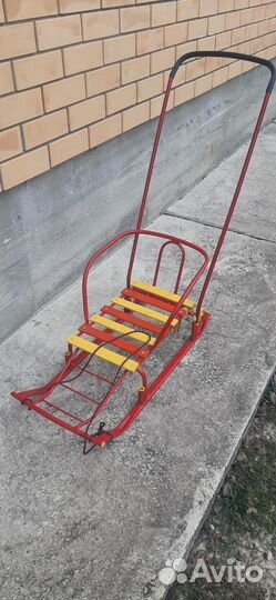 Детские санки с колесами