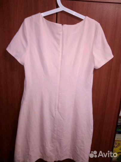 Платье пудрового цвета