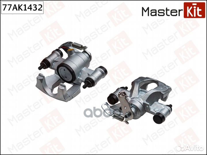 77AK1432 Тормозной суппорт зад. лев. Opel movan