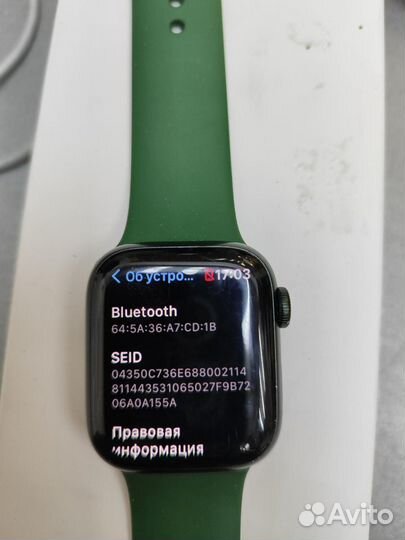 Часы Apple Watch Series 7 GPS Aluminum 41mm