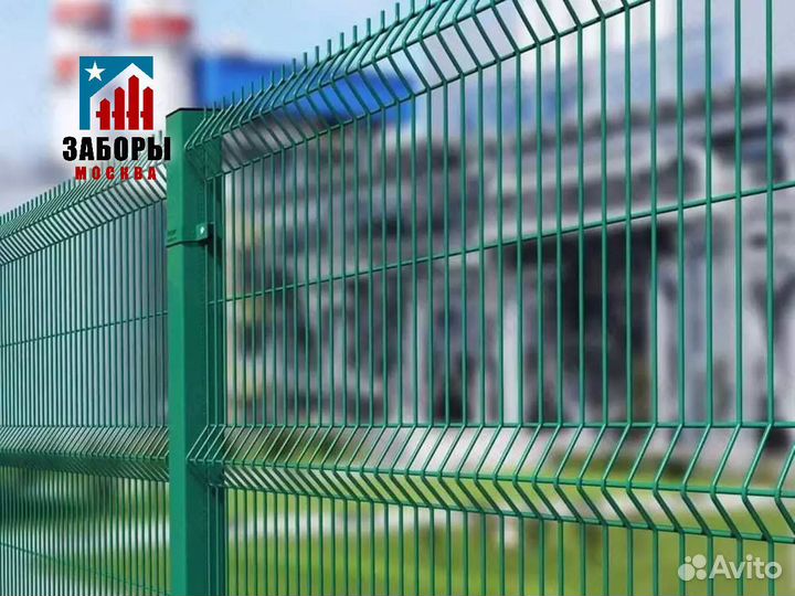 3Д забор Высокий
