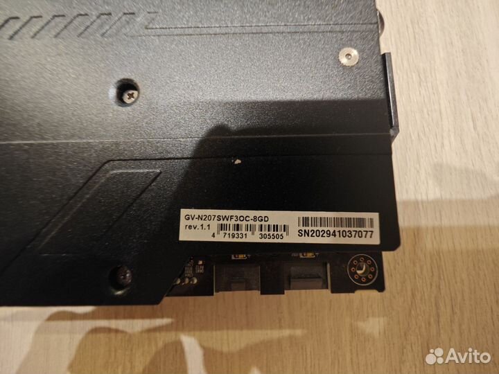 Видеокарта Gigabyte rtx 2070 super