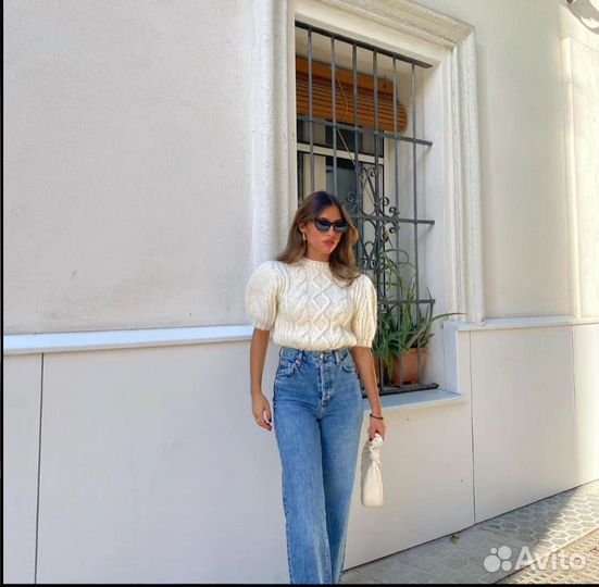 Трикотажный топ в стиле Zara