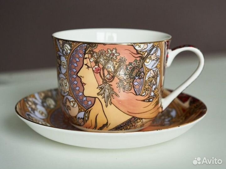 Чашка с блюдцем Lefard новая