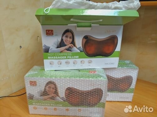 Массажная подушка для шеи, плечи, ноги