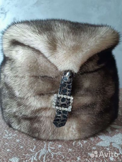 Шапка норковая женская