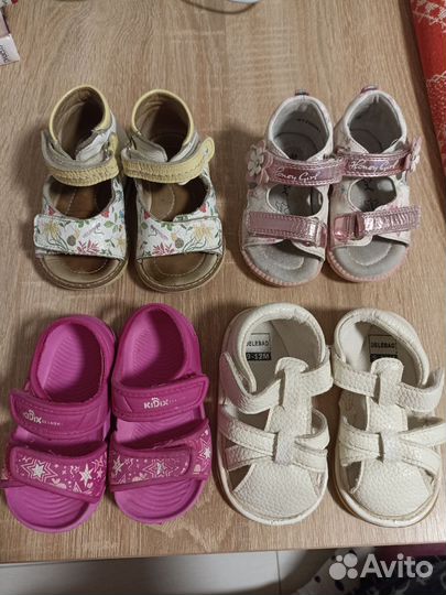Обувь на девочку и мальчика летняя 19-20