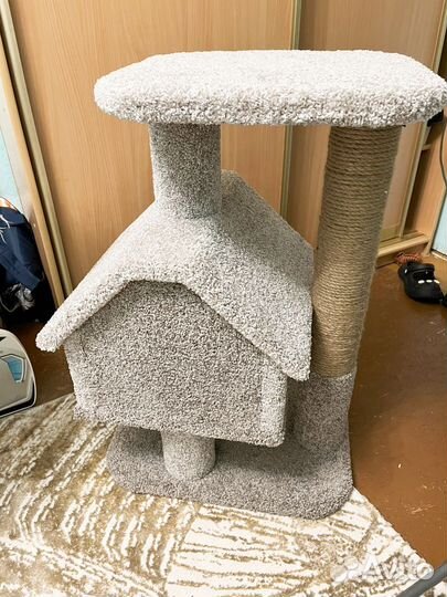 Когтеточка домик для кошки