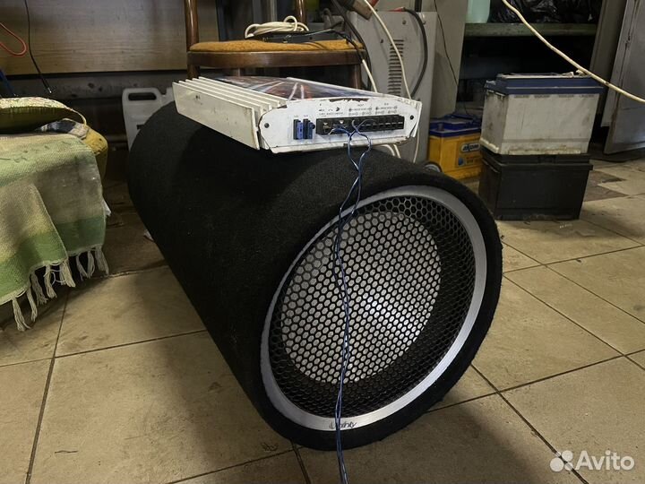 Сабвуфер infinity с усилителем blaupunkt