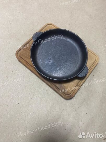 Сковорода 160х25 с дощечкой