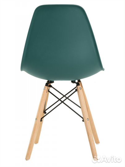 Стул в стиле eames DSW, темно-зеленый, 1 шт