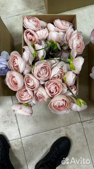 Искусственные цветы для декора свадьбы